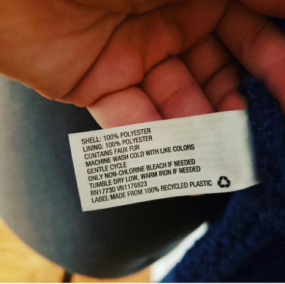 JoyLab Blue Sherpa Pullover - Picture 7 of 7